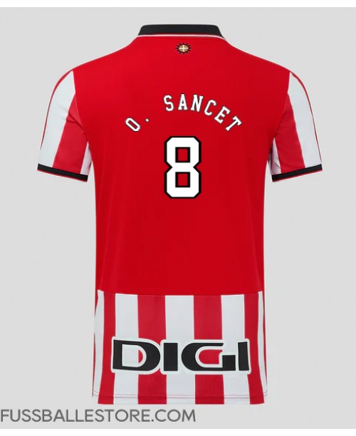 Günstige Athletic Bilbao Oihan Sancet #8 Heimtrikot 2025-26 Kurzarm Günstige Athletic Bilbao Oihan Sancet #8 Heimtrikot 2025-26 Kurzarm